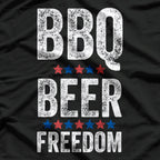 BBQ, Beer & the Sweet Taste of Freedom T-Shirt