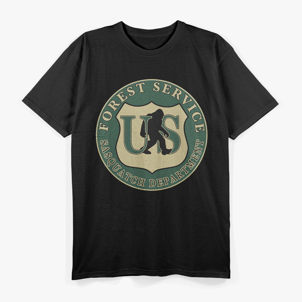 Bigfoot Forest Service – Active Patrol Graphic Style T-Shirt