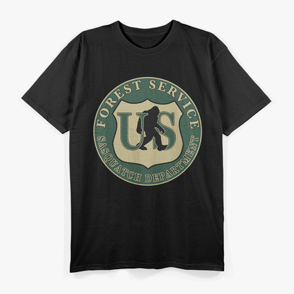 Bigfoot Forest Service – Active Patrol Graphic Style T-Shirt