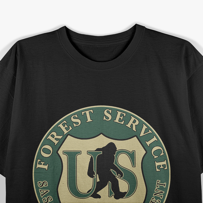 Bigfoot Forest Service – Active Patrol Graphic Style T-Shirt