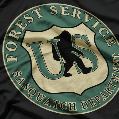 Bigfoot Forest Service – Active Patrol Graphic Style T-Shirt