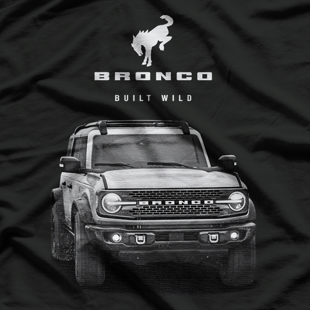 Classic Bronco Inspired  Vintage Off-Road Adventure Graphic  T-Shirt