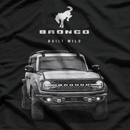 Classic Bronco Inspired  Vintage Off-Road Adventure Graphic  T-Shirt