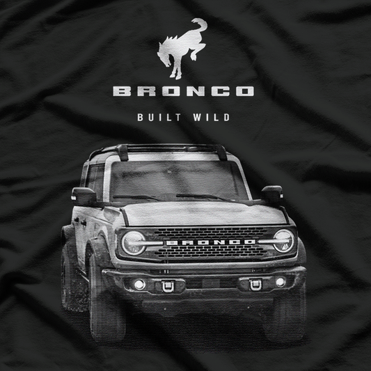 Classic Bronco Inspired  Vintage Off-Road Adventure Graphic  T-Shirt