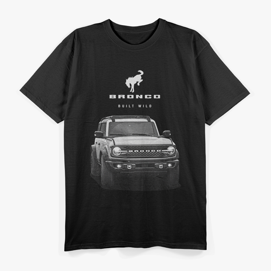 Classic Bronco Inspired  Vintage Off-Road Adventure Graphic  T-Shirt