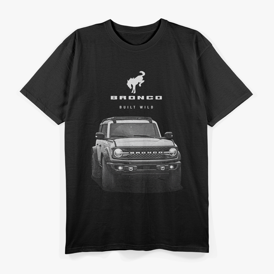Classic Bronco Inspired  Vintage Off-Road Adventure Graphic  T-Shirt