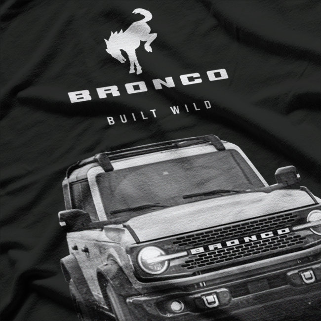 Classic Bronco Inspired  Vintage Off-Road Adventure Graphic  T-Shirt