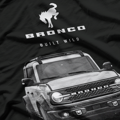 Classic Bronco Inspired  Vintage Off-Road Adventure Graphic  T-Shirt