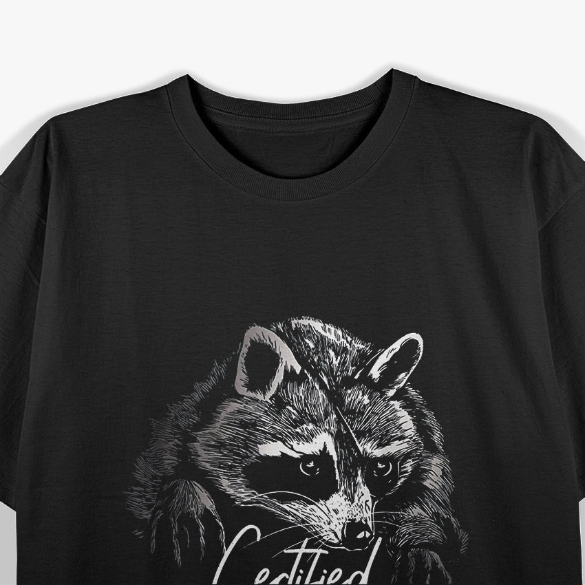 Certified Raccoon Specialist Trash Panda Funny Animal T-Shirt