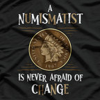 Funny Coin Collecting Hobbyist Graphic T-Shirt