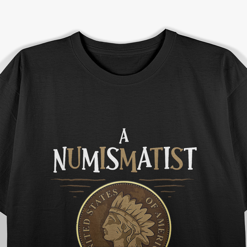 Funny Coin Collecting Hobbyist Graphic T-Shirt