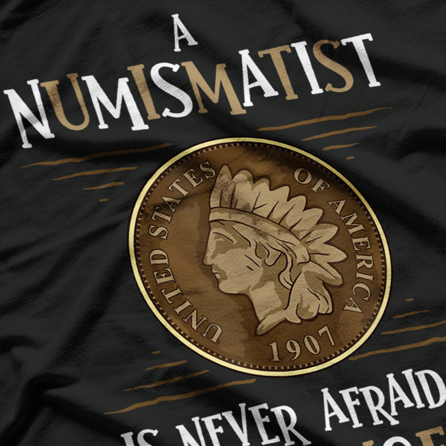 Funny Coin Collecting Hobbyist Graphic T-Shirt