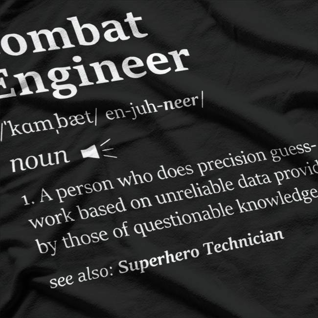 Combat Engineer Graphic – Cool Military Inspired Design T-Shirt