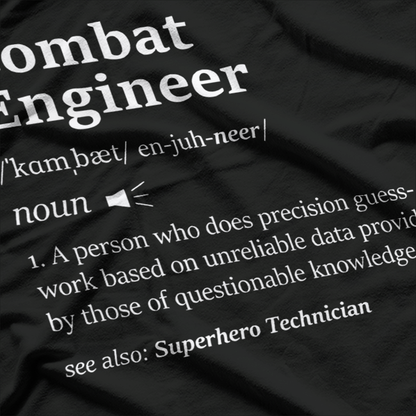 Combat Engineer Graphic – Cool Military Inspired Design T-Shirt
