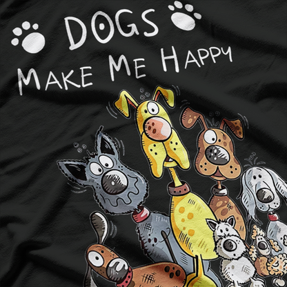 Funny Dog Lover Quote Humans Make My Head Hurt Graphic T-shirt