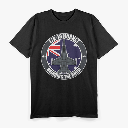 Aussie Hornet Jet Fighter Graphic T-Shirt