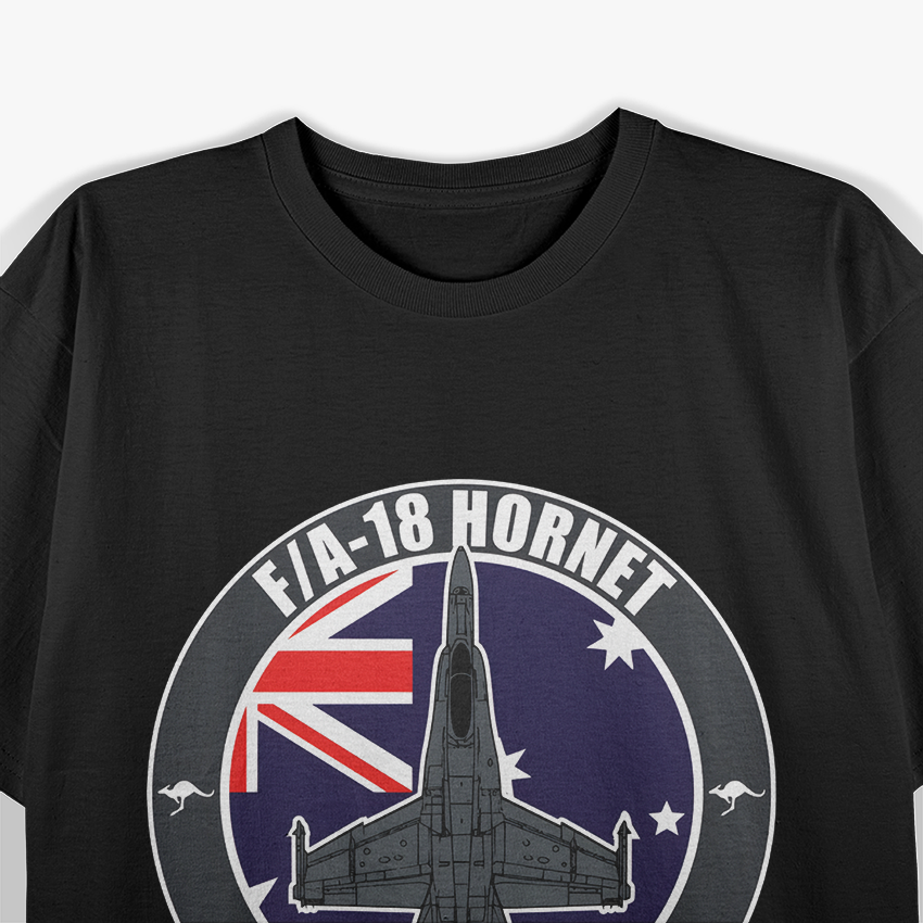 Aussie Hornet Jet Fighter Graphic T-Shirt