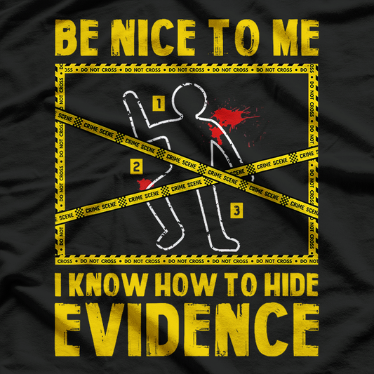 Forensic Scientist Humor – Crime Scene Investigation Funny Love T-Shirt