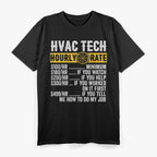 HVAC Tech Hourly Rate T-Shirt