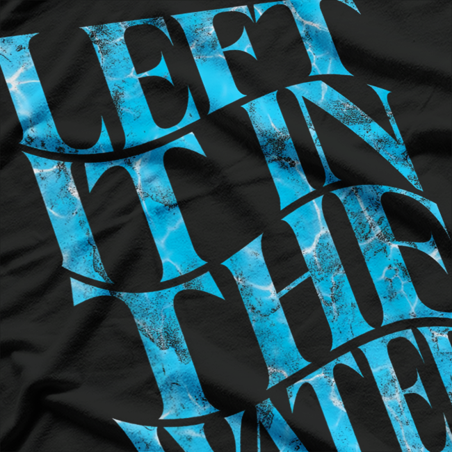 Left It in the Water Christian Baptism Faith Church Graphic T-Shirt
