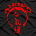 Martial Arts Aikido Master Discipline Training Graphic T-Shirt