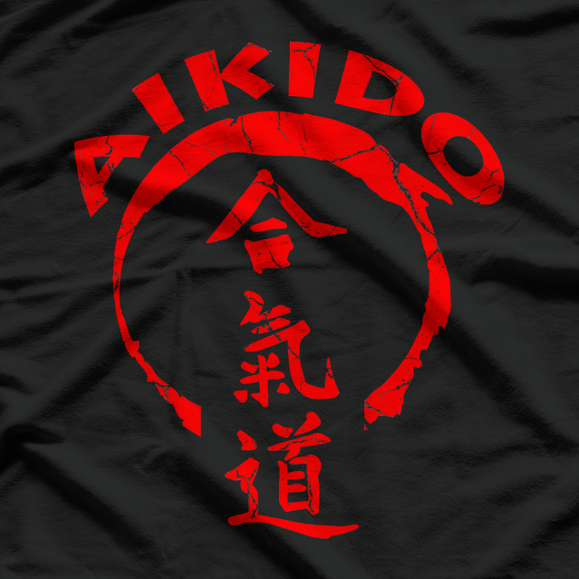 Martial Arts Aikido Master Discipline Training Graphic T-Shirt