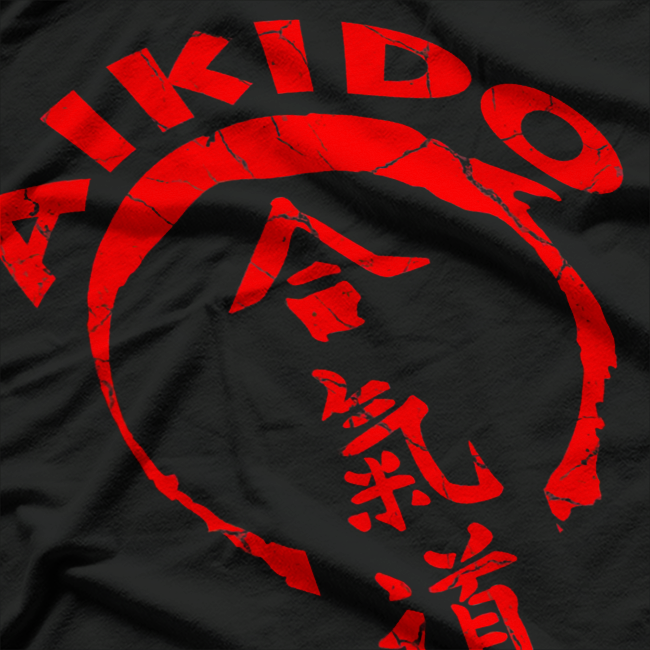 Martial Arts Aikido Master Discipline Training Graphic T-Shirt