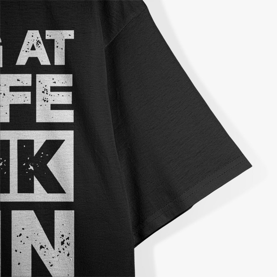 Looking at My Wife, I Think She’s a Lucky Woman Funny T-Shirt