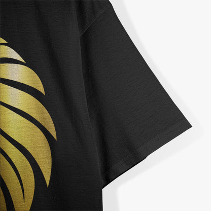 Metallic Gold King Lion Jungle Wildlife Animal Lover T-Shirt
