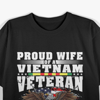 Proud Wife of a Vietnam War Veteran Freedom Support T-Shirt
