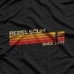 Rebel Scum 1977 – Vintage Retro Streetwear Graphic T-Shirt