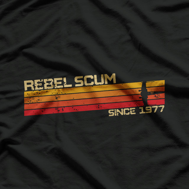 Rebel Scum 1977 – Vintage Retro Streetwear Graphic T-Shirt