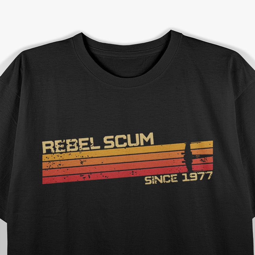 Rebel Scum 1977 – Vintage Retro Streetwear Graphic T-Shirt