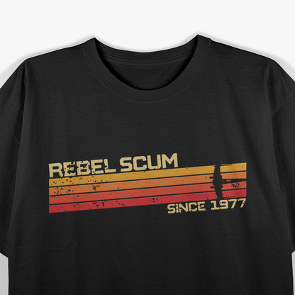 Rebel Scum 1977 – Vintage Retro Streetwear Graphic T-Shirt