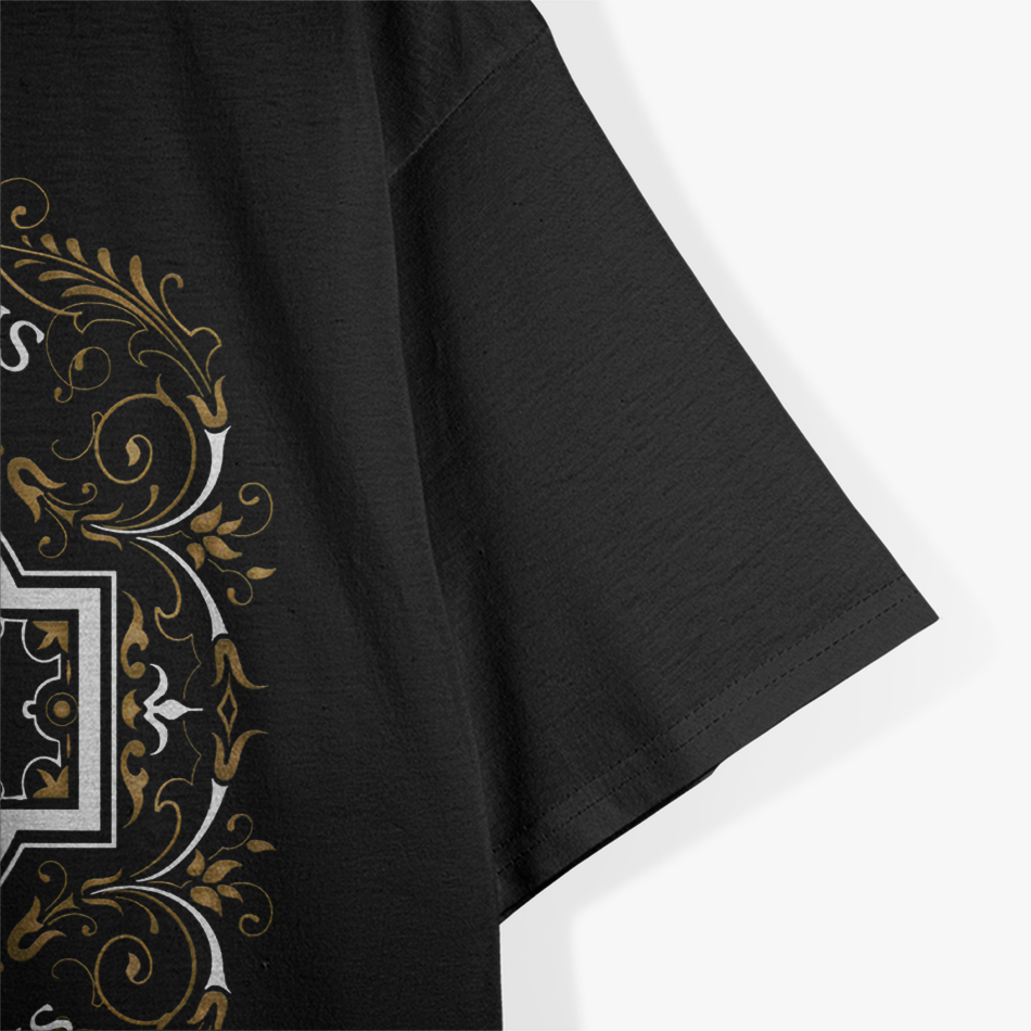 Sacred Heart of Jesus Vintage Religious Blessing Graphic T-Shirt