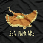Sea Pancake – Funny Manta Ray Nickname Ironic Ocean Humor T-Shirt