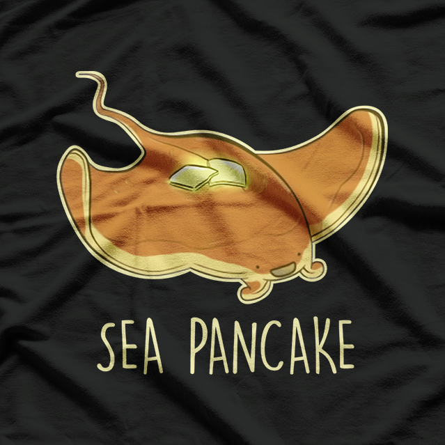 Sea Pancake – Funny Manta Ray Nickname Ironic Ocean Humor T-Shirt