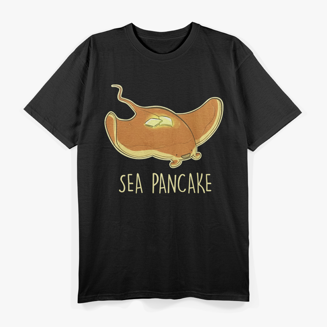 Sea Pancake – Funny Manta Ray Nickname Ironic Ocean Humor T-Shirt