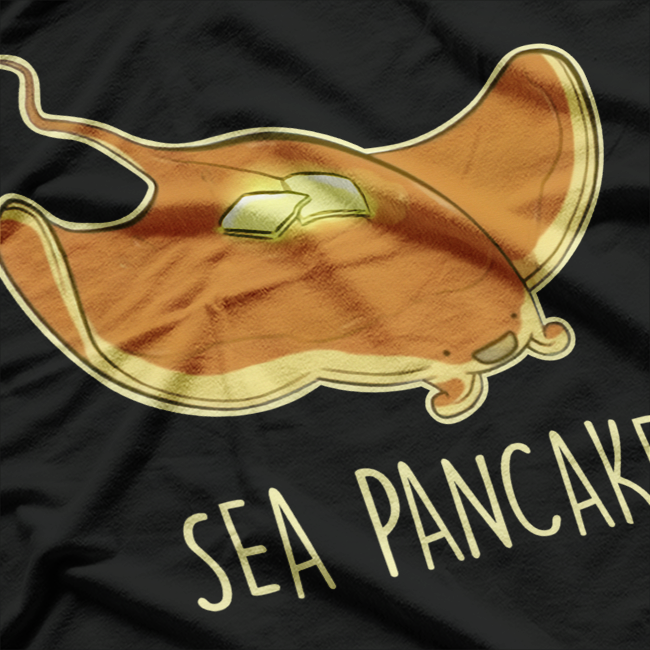 Sea Pancake – Funny Manta Ray Nickname Ironic Ocean Humor T-Shirt