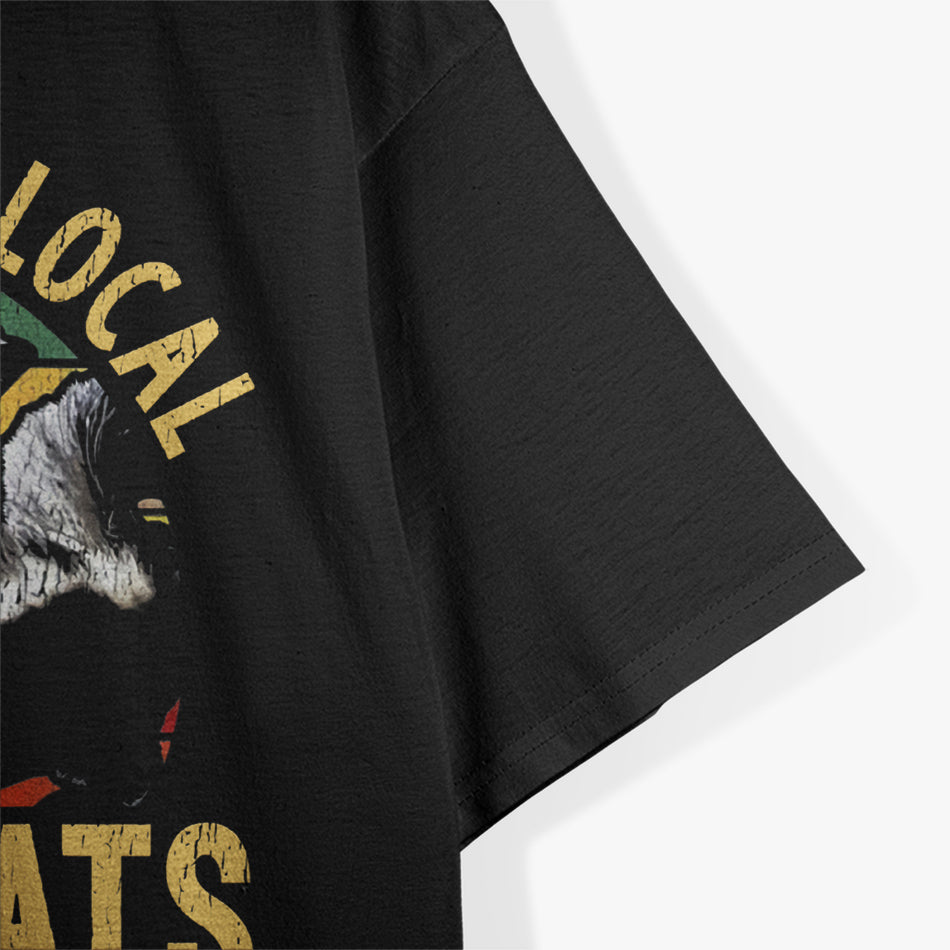 Support Local Street Cats Funny Animal Rescue Pet Lover T-Shirt