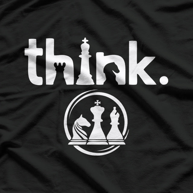 Funny Chess Thinker Vintage Style Strategy T-Shirt