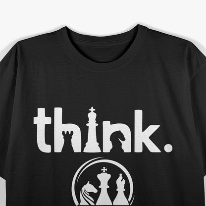 Funny Chess Thinker Vintage Style Strategy T-Shirt