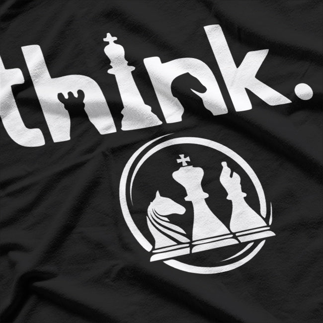 Funny Chess Thinker Vintage Style Strategy T-Shirt