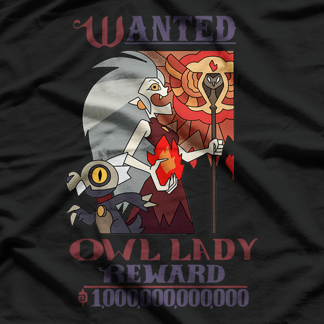 Wanted Owl Lady T-Shirt