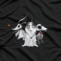 Zero, Scrapss And Sparky Dog Tim Burton T-Shirt