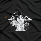 Zero, Scrapss And Sparky Dog Tim Burton T-Shirt