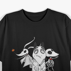 Zero, Scrapss And Sparky Dog Tim Burton T-Shirt