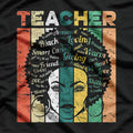 Black Woman Teacher: Educate, Empower, Inspire T-Shirt