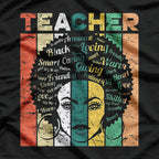 Black Woman Teacher: Educate, Empower, Inspire T-Shirt