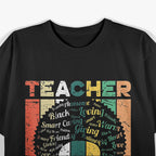 Black Woman Teacher: Educate, Empower, Inspire T-Shirt